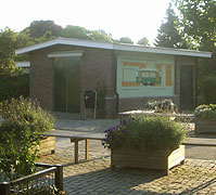 Tegeltableua op tramhuisje